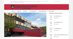 Desktop Screenshot of porta-coeli-schule.de