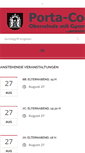 Mobile Screenshot of porta-coeli-schule.de